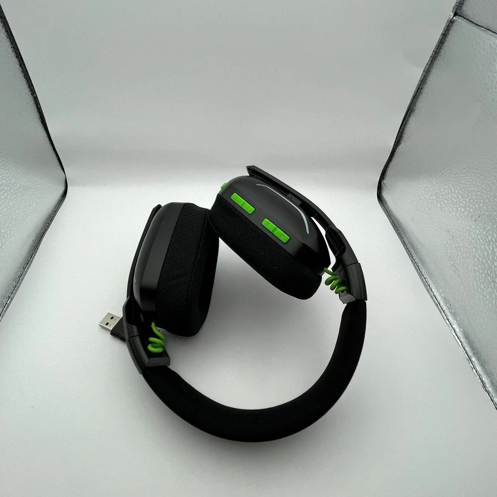 Weseary Wireless Bluetooth Gaming Headset USB Dongle Mic - No Charging Cable